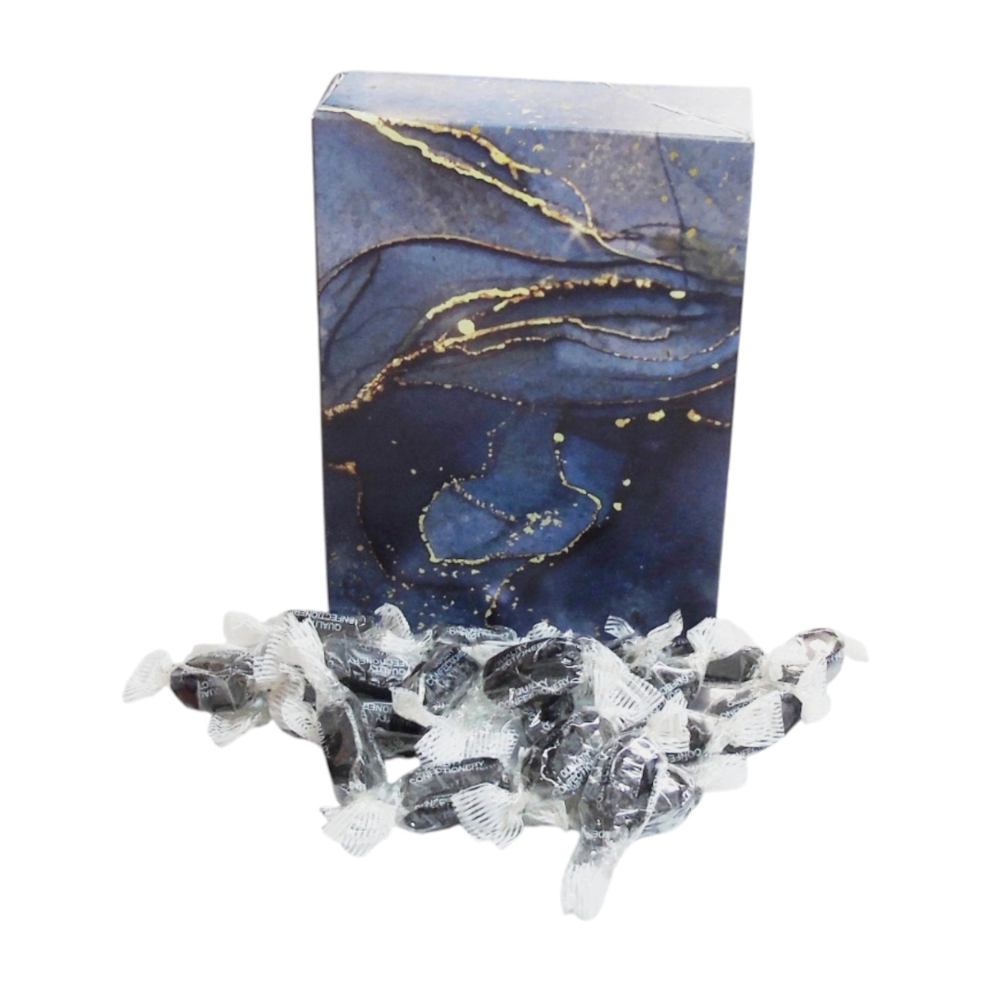 350g Rectangular Patterned Box of Army and Navy Sweets