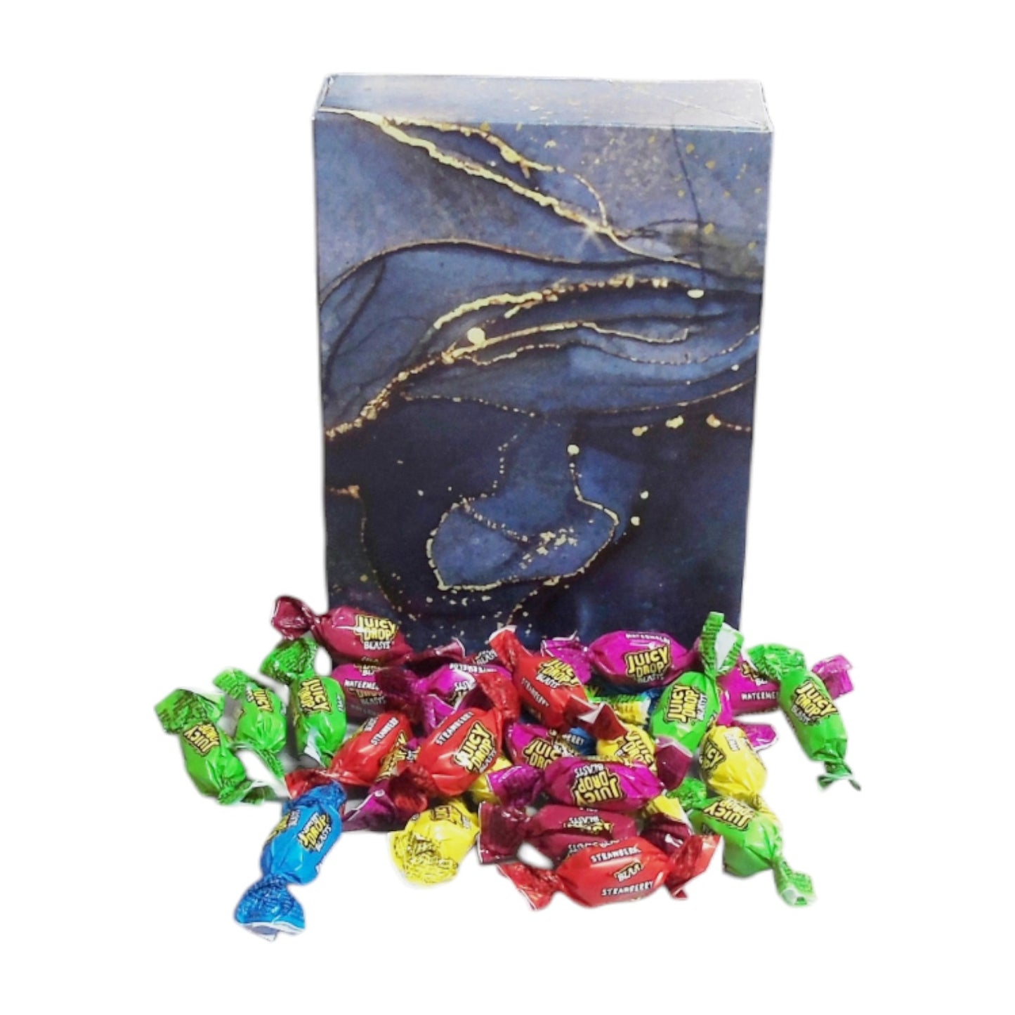 350g Rectangular Patterned Box of Bazooka Juicy Drops