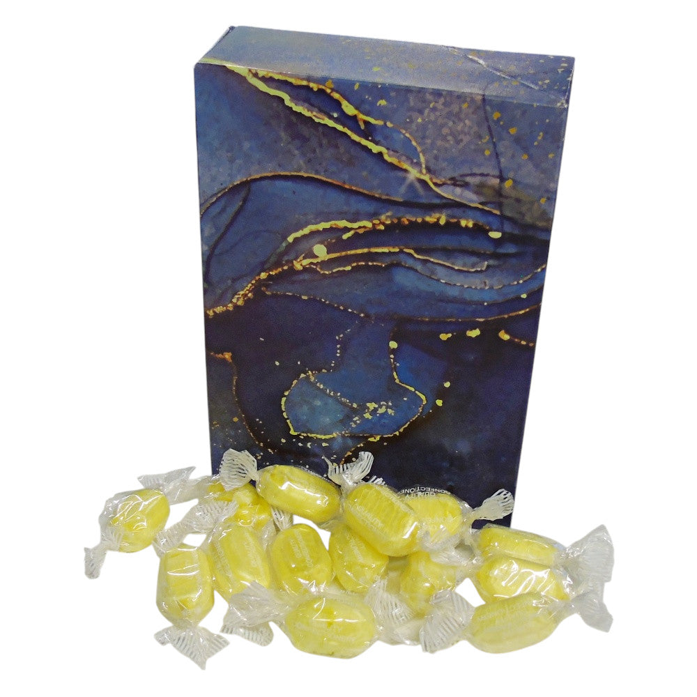 350g Rectangular Patterned Box of Sherbet Lemon Sweets