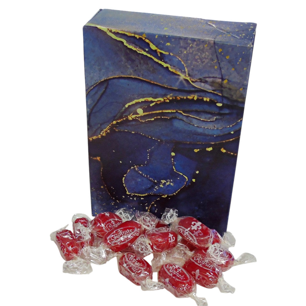 350g Rectangular Patterned Box of Strawberry Sherbets Sweets