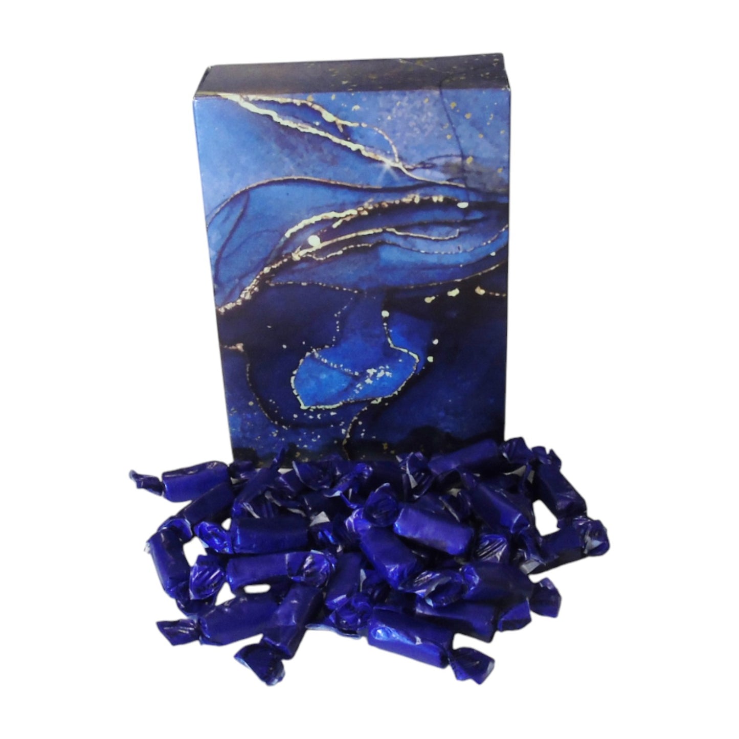 350g Rectangular Patterned Box of Sugar Free Liquorice Toffee