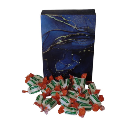 350g Rectangular Patterned Box of Sugar Free Spearmint Chews