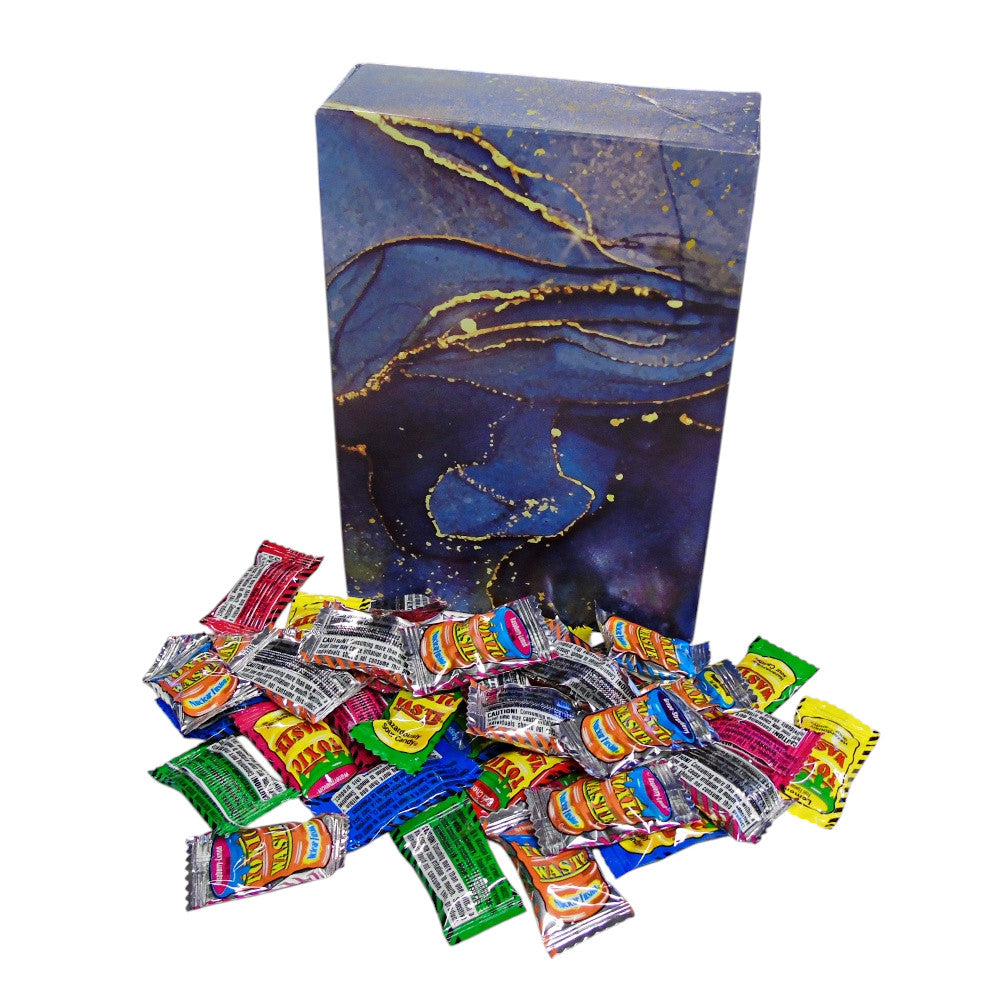 350g Rectangular Patterned Box of Toxic Waste and Nuclear Waste Super Sour Sweet Mix