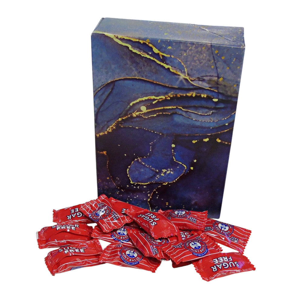 350g Rectangular Patterned Box of Uncle Joes Sugar Free Mints