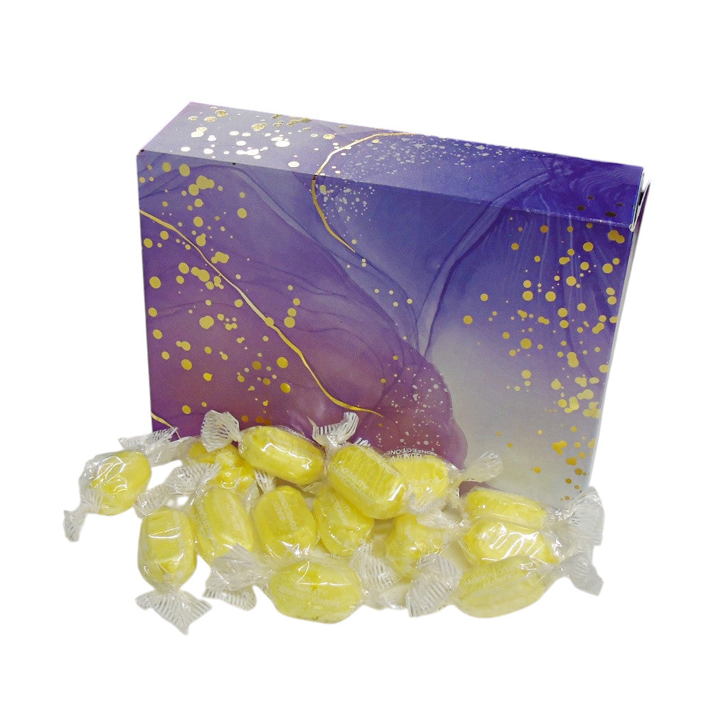 350g Rectangular Patterned Box of Sherbet Lemon Sweets