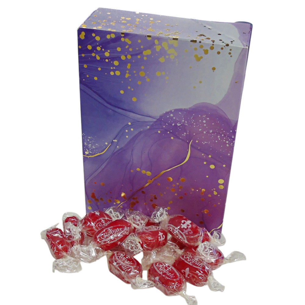 350g Rectangular Patterned Box of Strawberry Sherbets Sweets