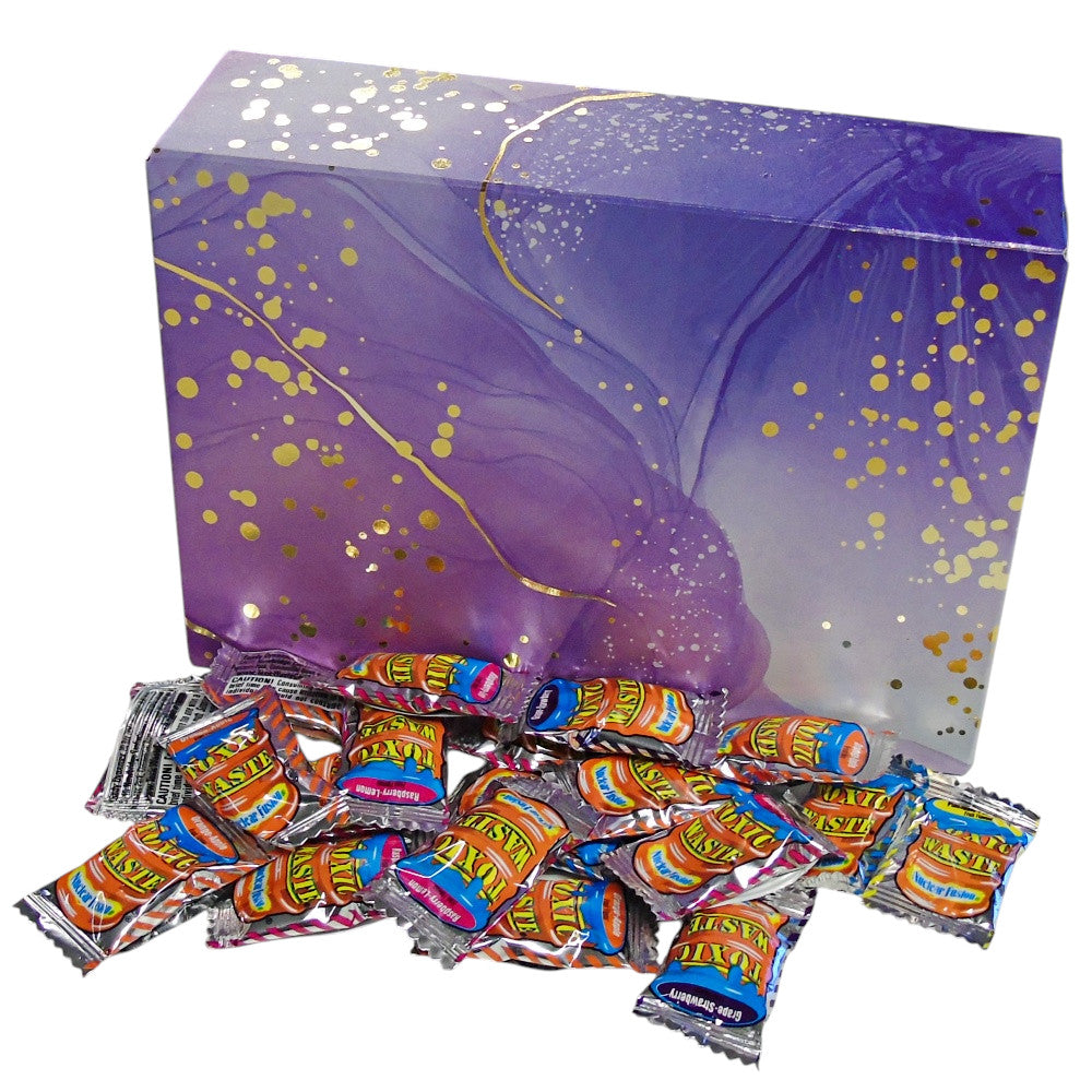 350g Rectangular Patterned Box of Toxic Waste Nuclear Fusion Super Sour Sweets