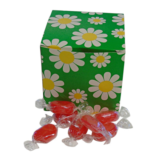 300g Square Flower Pattern Box of Aniseed Twists