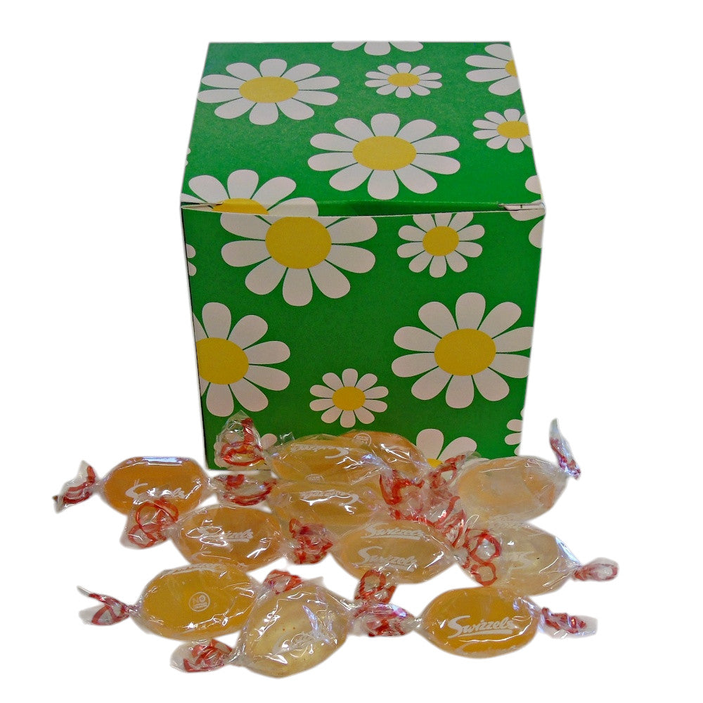 300g Square Flower Pattern Box of Barley Sugar Sweets