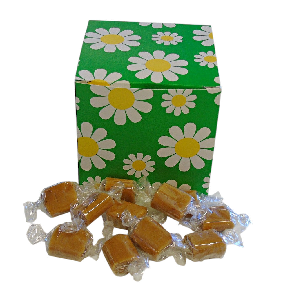 300g Square Flower Pattern Box of Bristows Clotted Cream Fudge