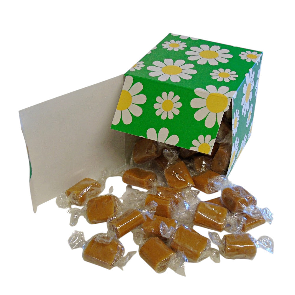 300g Square Flower Pattern Box of Bristows Clotted Cream Fudge