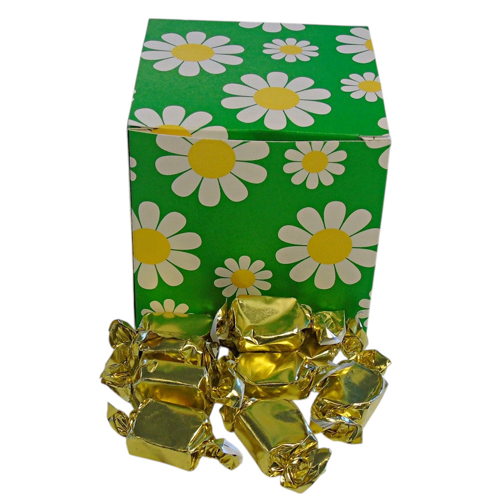 300g Square Flower Pattern Box of Bristows Clotted Cream Toffee