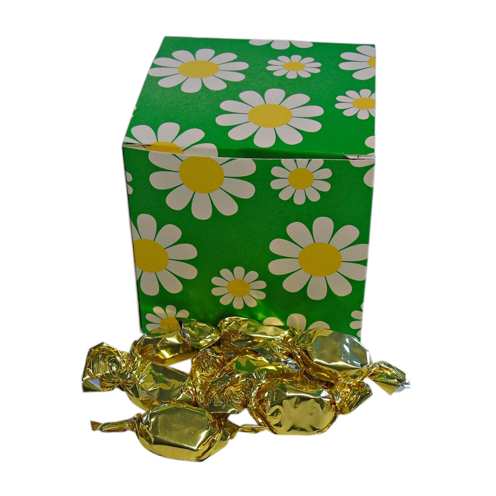 300g Square Flower Pattern Box of Buchanans Butterscotch