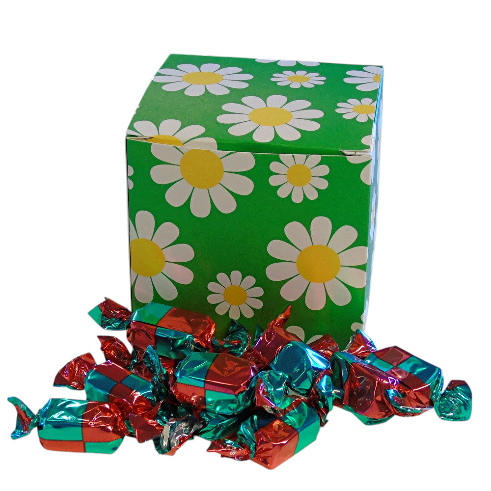 300g Square Flower Pattern Box of Buchanans Chocolate Italian Creams