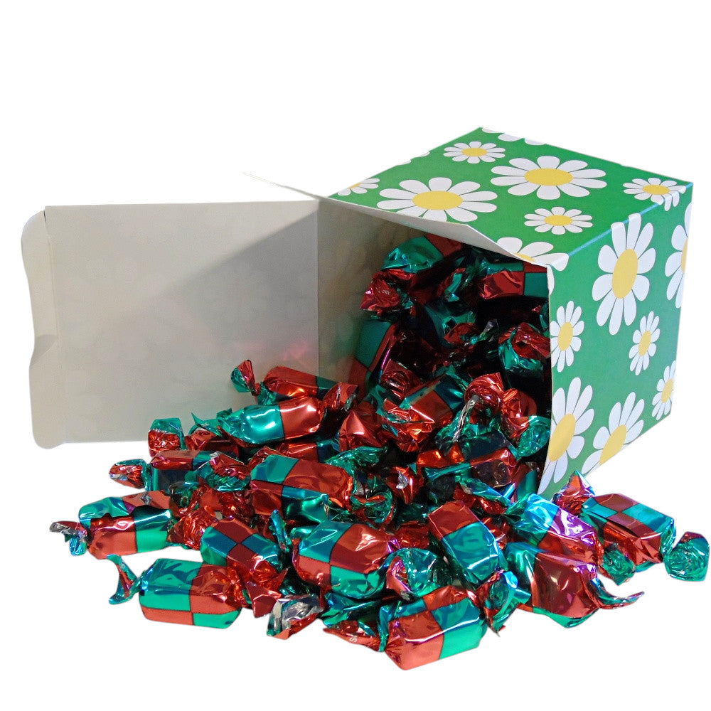 300g Square Flower Pattern Box of Buchanans Chocolate Italian Creams