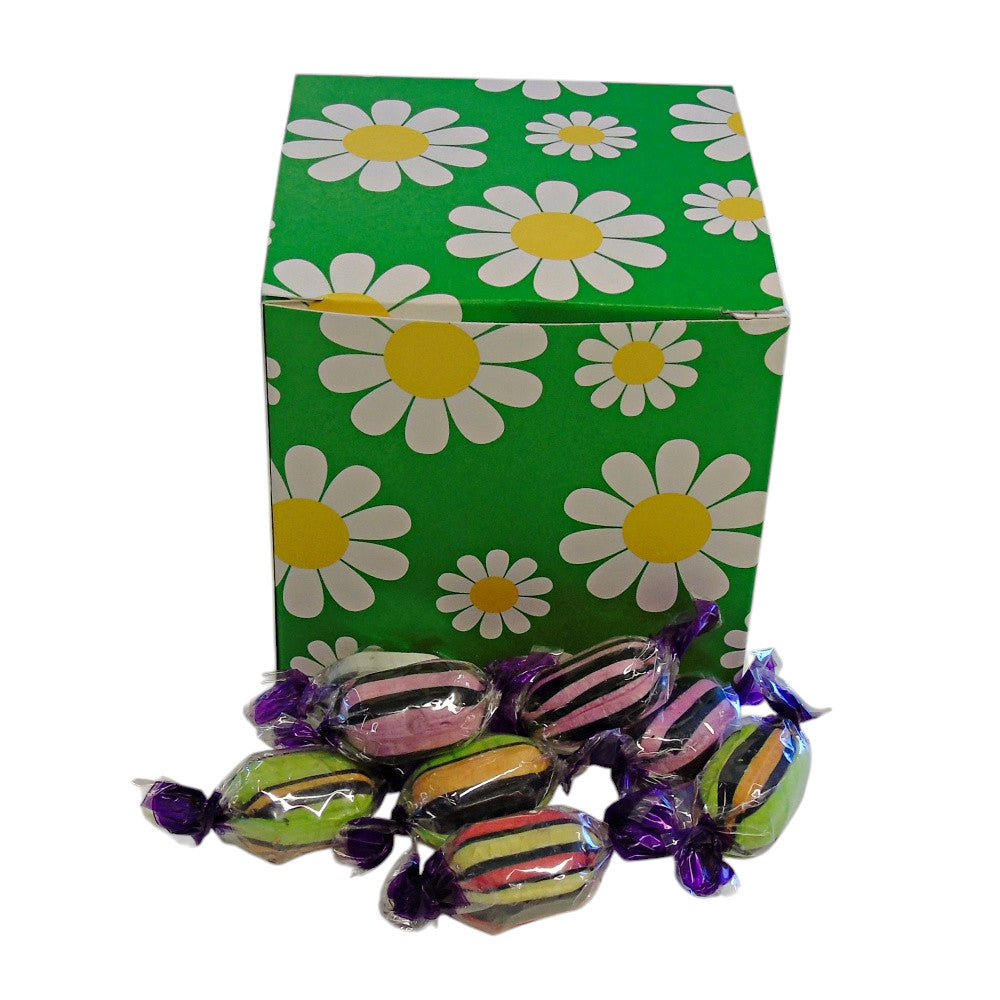 300g Square Flower Pattern Box of Buchanans Liquorice Assortment Sweets