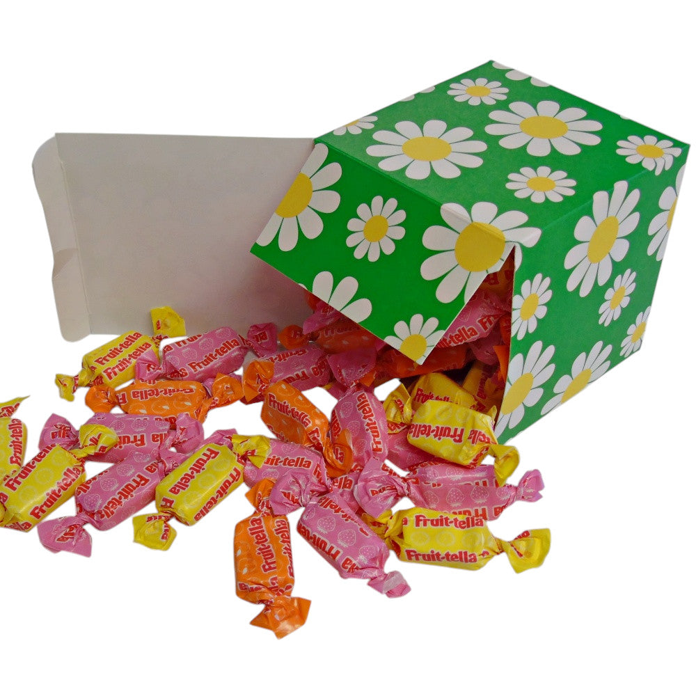 300g Square Flower Pattern Box of Fruitella Juicy Fruit Chews
