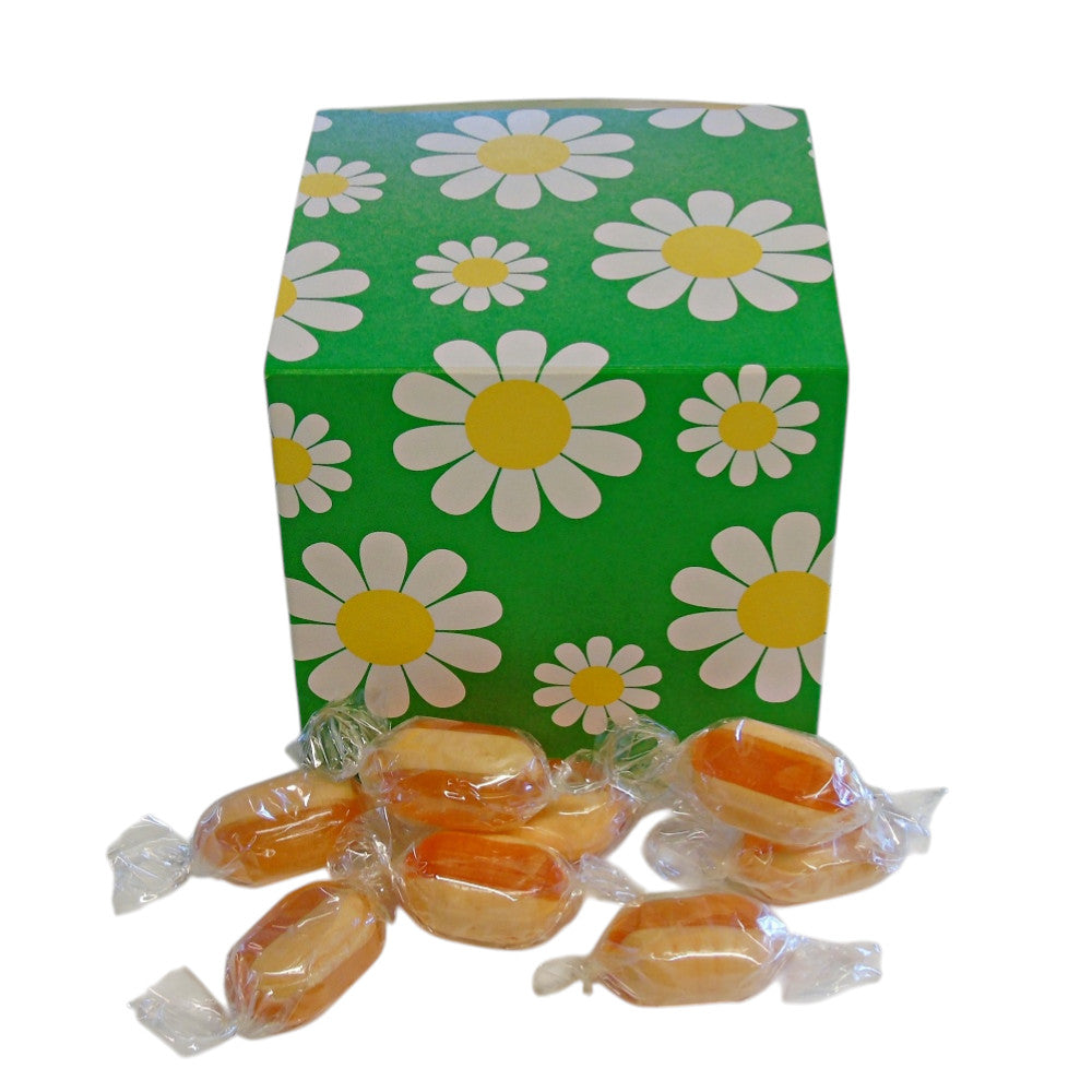 300g Square Flower Pattern Box of Iron Brew Humbugs