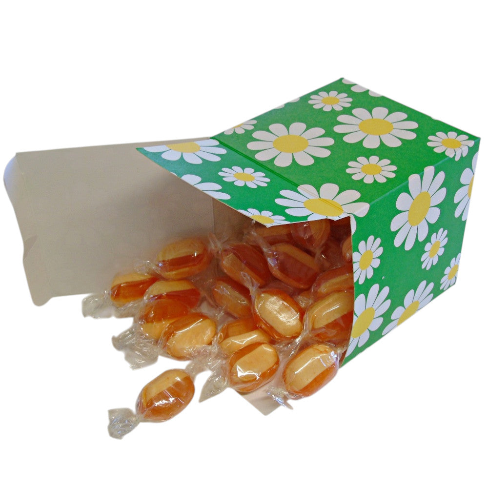 300g Square Flower Pattern Box of Iron Brew Humbugs