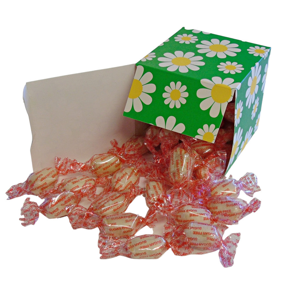 300g Square Flower Pattern Box of Sugar Free Mintoes