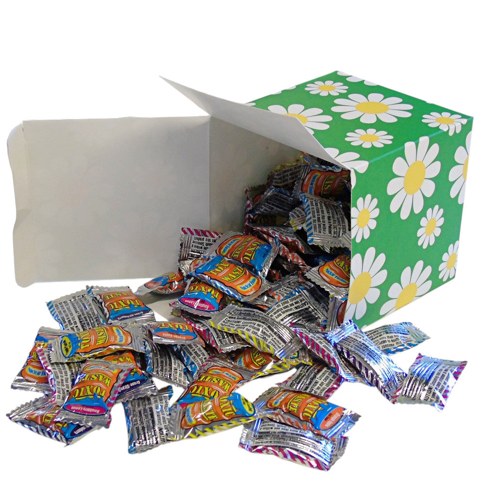 300g Square Flower Pattern Box of Toxic Waste Nuclear Fusion Super Sour Sweets