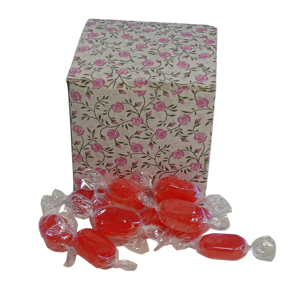 300g Square Flower Pattern Box of Aniseed Twists