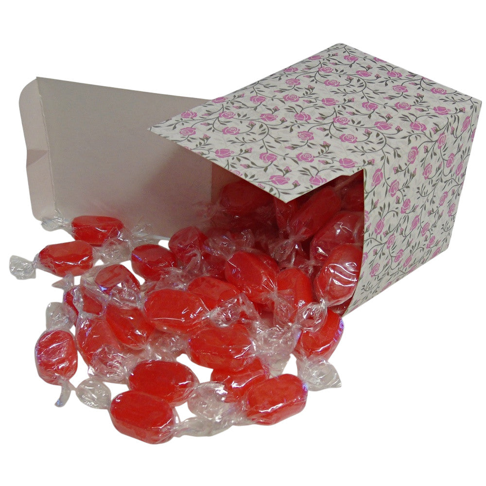 300g Square Flower Pattern Box of Aniseed Twists