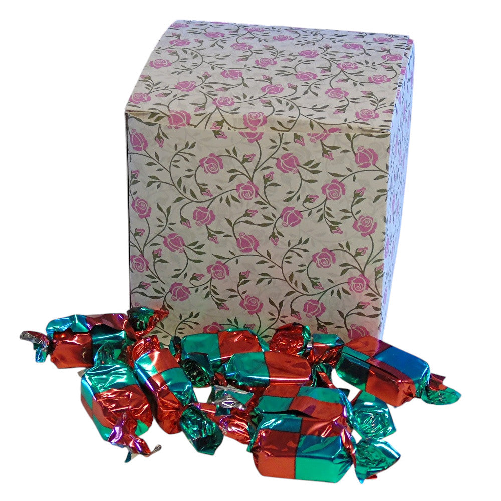 300g Square Flower Pattern Box of Buchanans Chocolate Italian Creams
