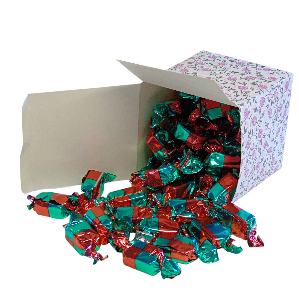 300g Square Flower Pattern Box of Buchanans Chocolate Italian Creams
