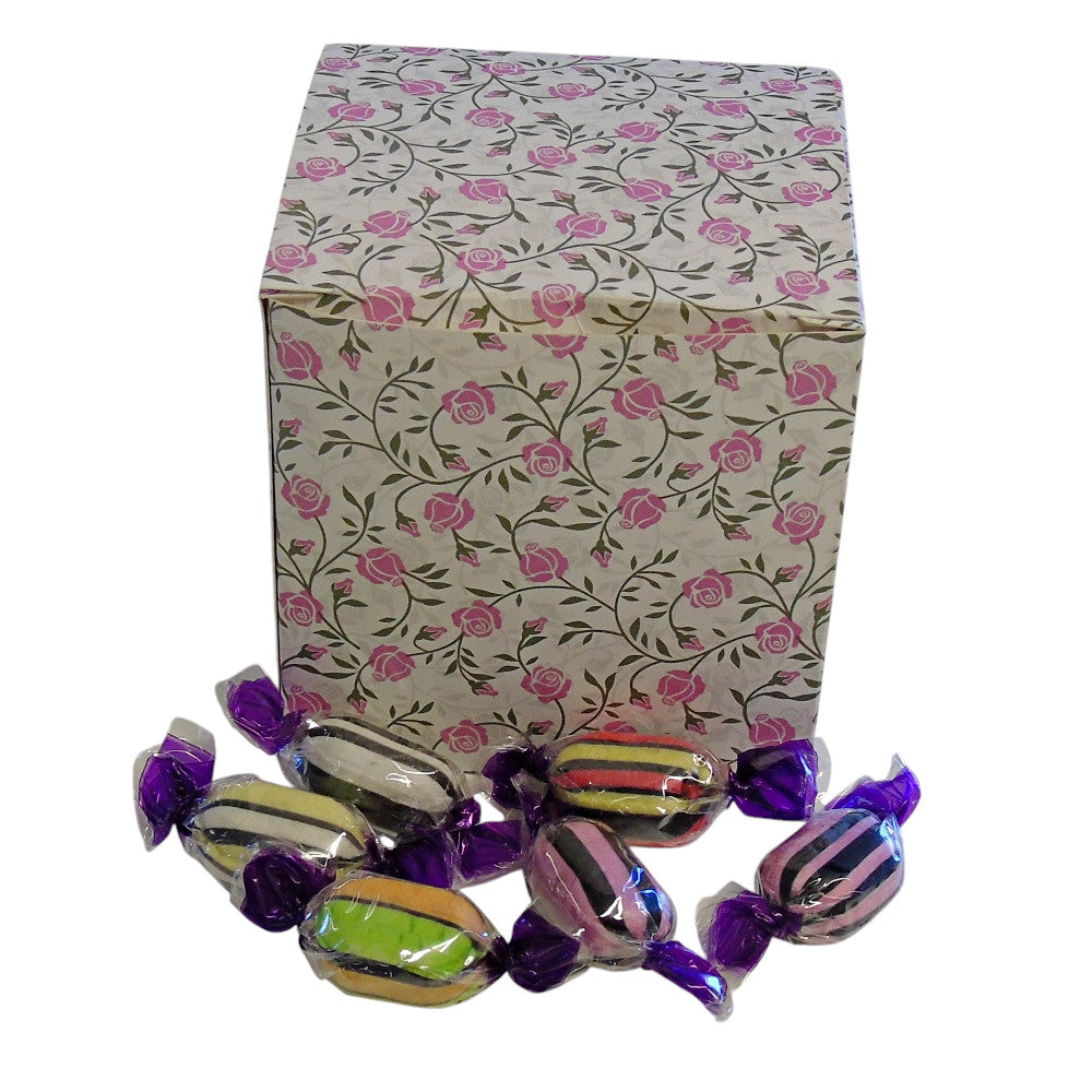 300g Square Flower Pattern Box of Buchanans Liquorice Assortment Sweets