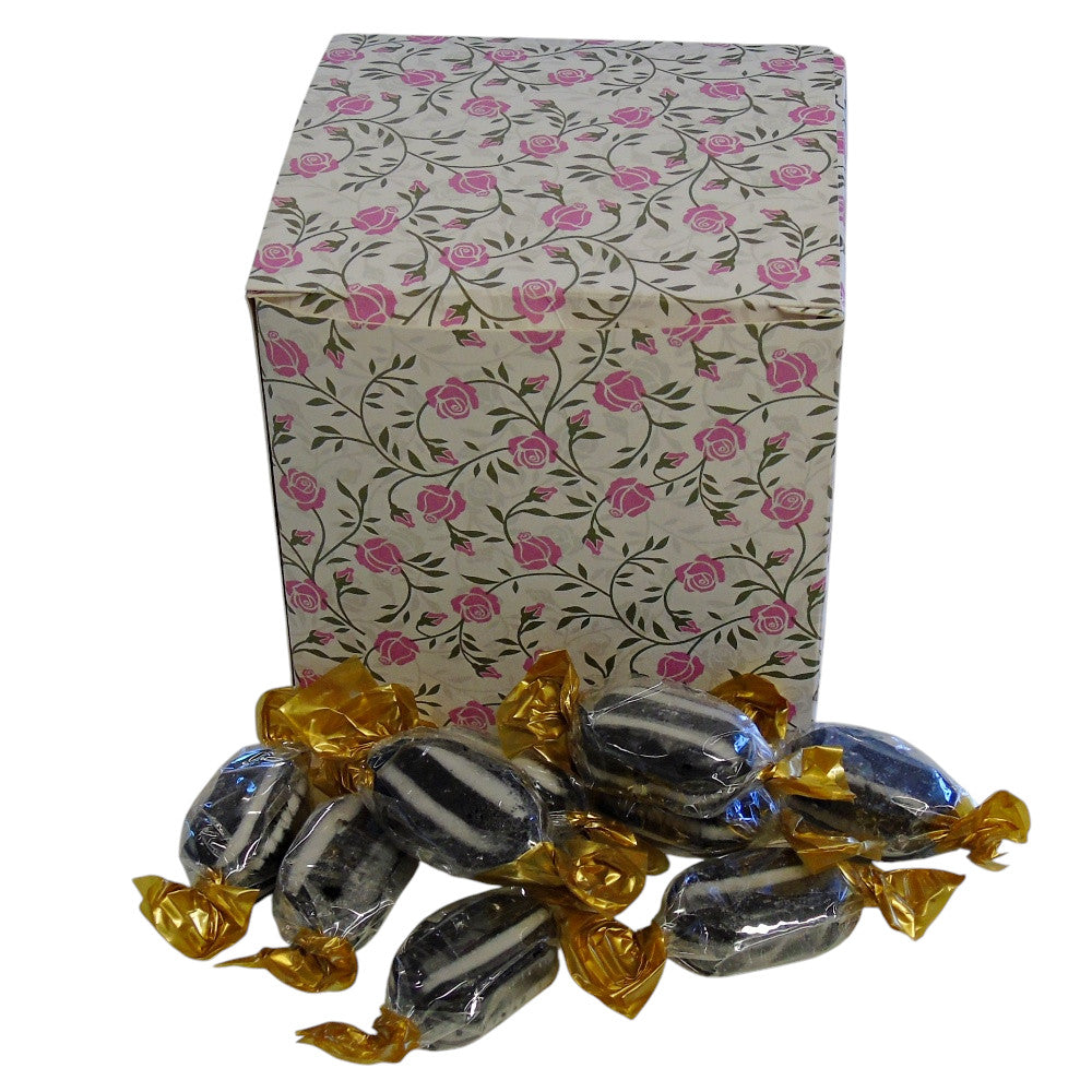 300g Square Flower Pattern Box of Everton Mints