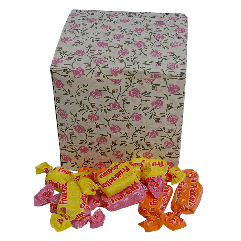 300g Square Flower Pattern Box of Fruitella Juicy Fruit Chews