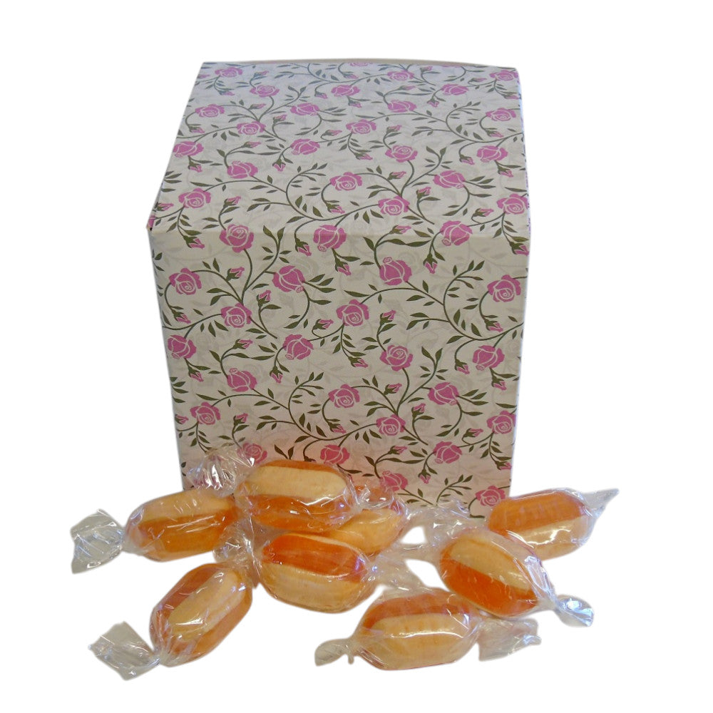 300g Square Flower Pattern Box of Iron Brew Humbugs