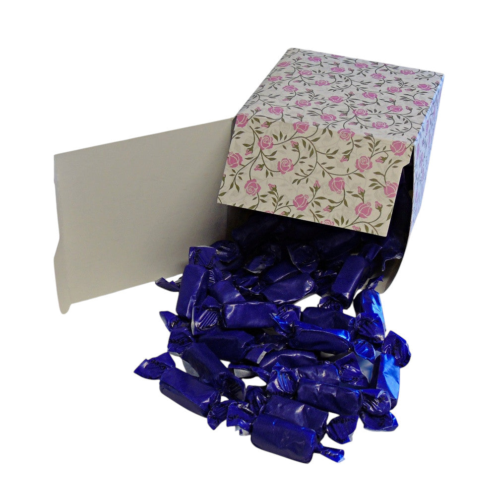 300g Square Flower Pattern Box of Sugar Free Liquorice Toffee