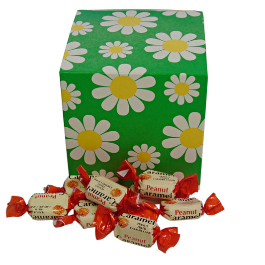 300g Flower Pattern Box of YUMMYs Peanut Caramel Chews