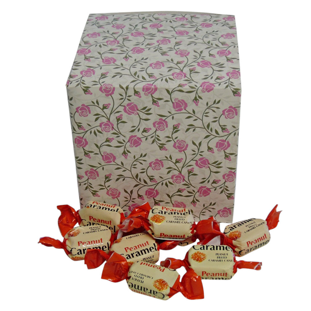 300g Flower Pattern Box of YUMMYs Peanut Caramel Chews