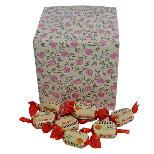 300g Flower Pattern Box of YUMMYs Peanut Caramel Chews