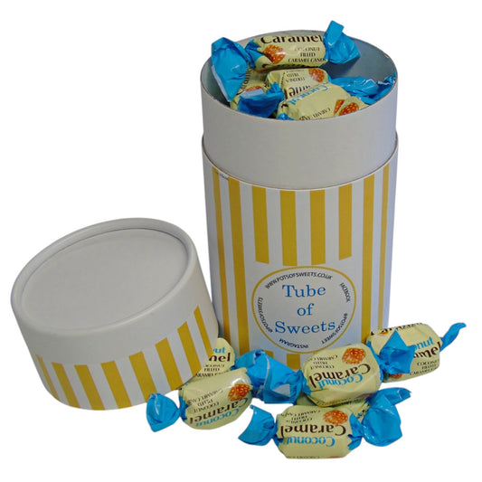 200g Tube of YUMMYs Coconut Caramel Chews