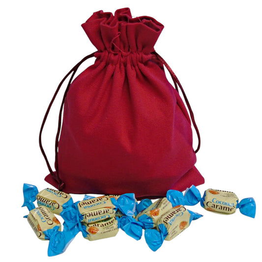 250g Cotton Bag of YUMMYs Coconut Caramel Chews