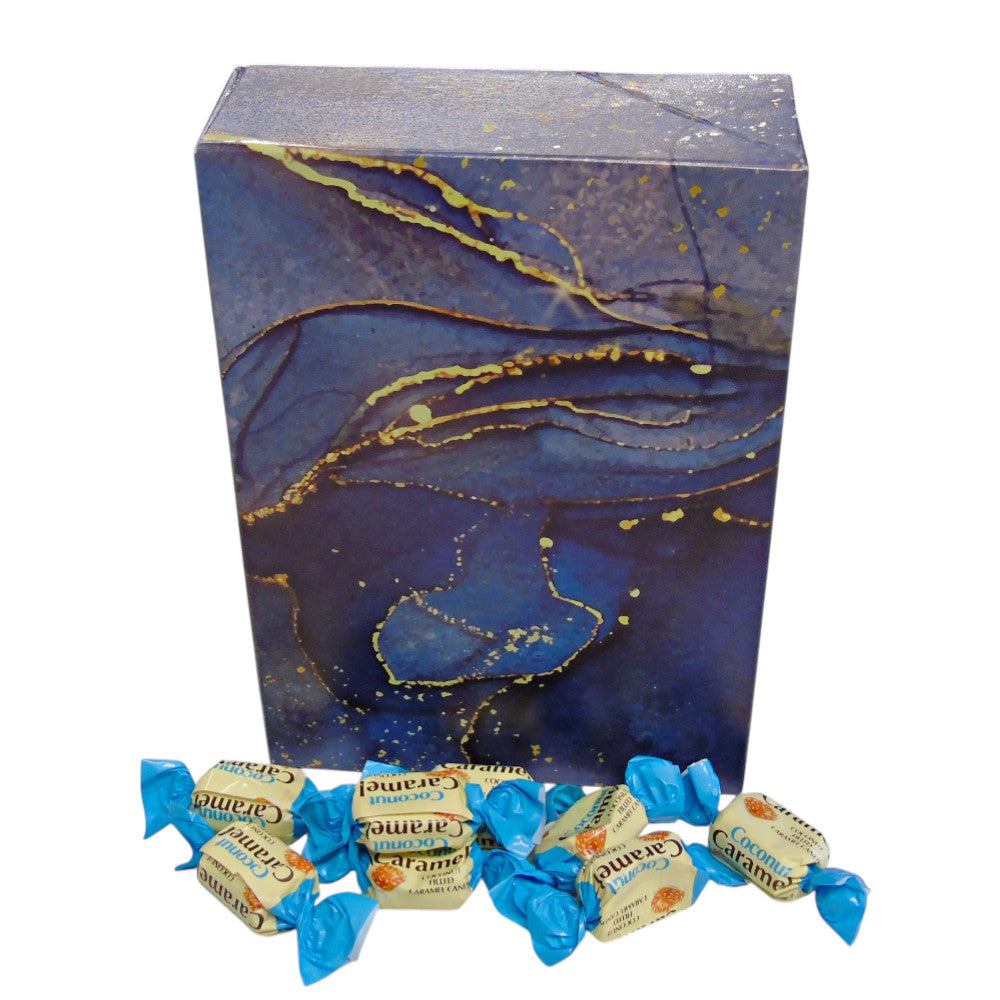 350g Rectangular Pattern of YUMMYs Coconut Caramel Chews