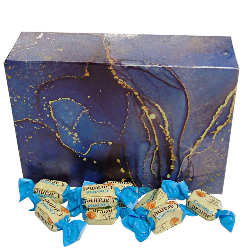 350g Rectangular Pattern of YUMMYs Coconut Caramel Chews