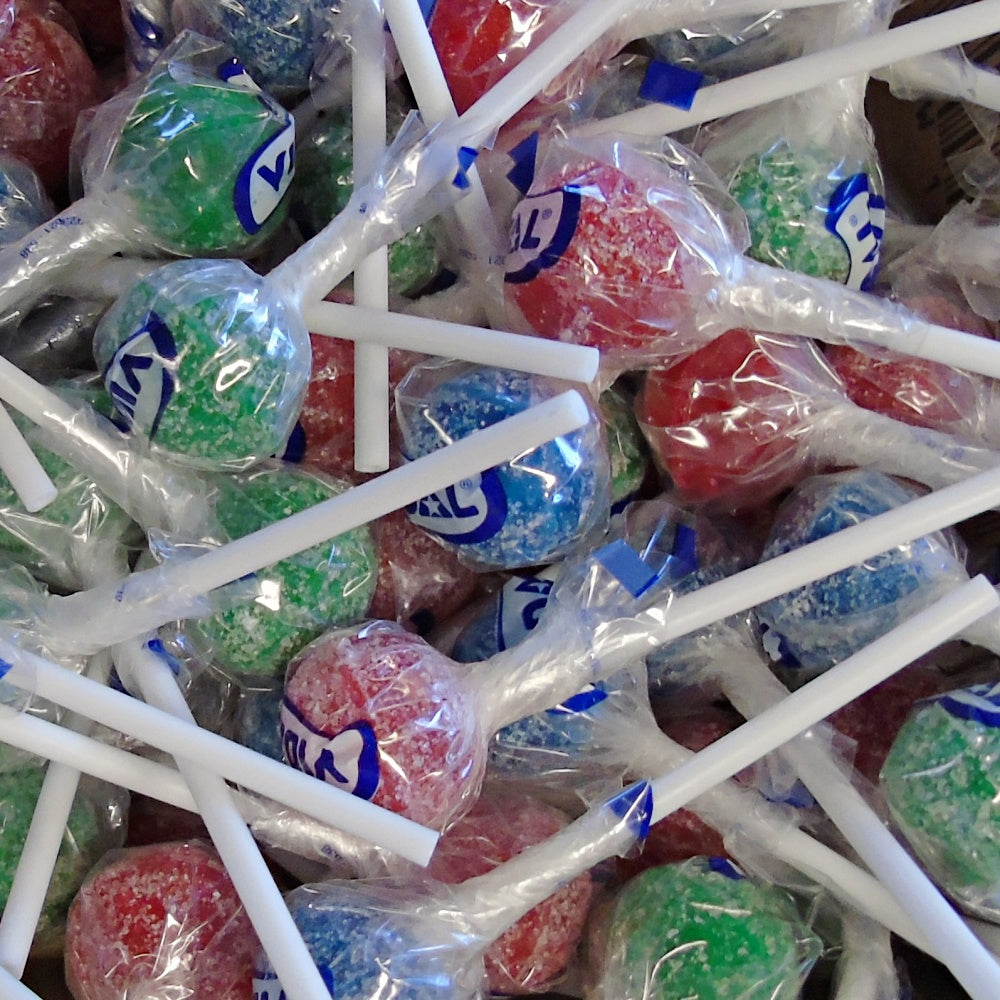 300g Tin Tie Bag of Individually Wrapped Vidal Assorted Tongue Painter Lollies