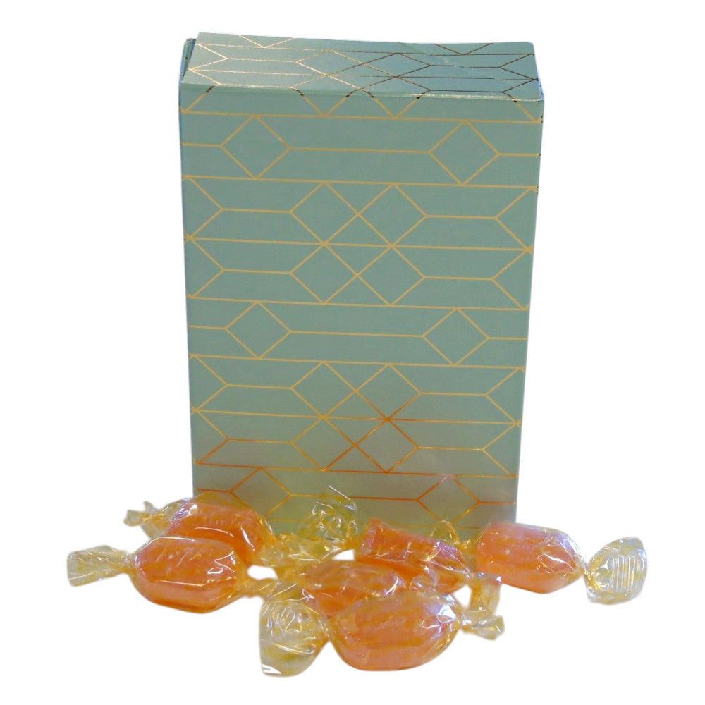 250g Rectangular Patterned Box of Sugar Free Barley Sugar Hard Boiled Sweets