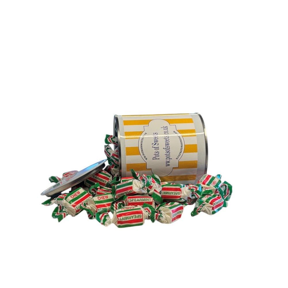 250g Paint Pot Tin of Spearmint Chews