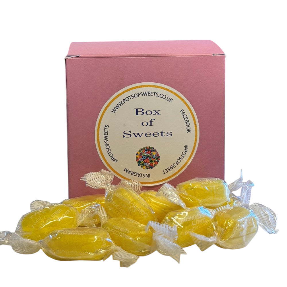 300g Square Box of Sherbet Lemon Sweets