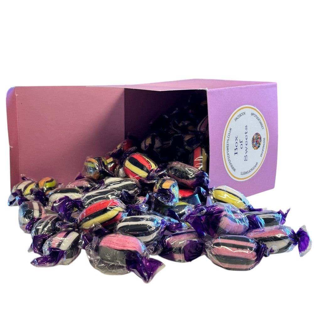 Square Box of Buchanans Liquorice Assortment Sweets