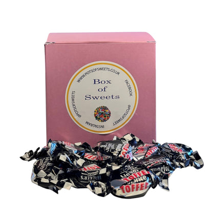 300g Square Box of Walkers Liquorice Toffee