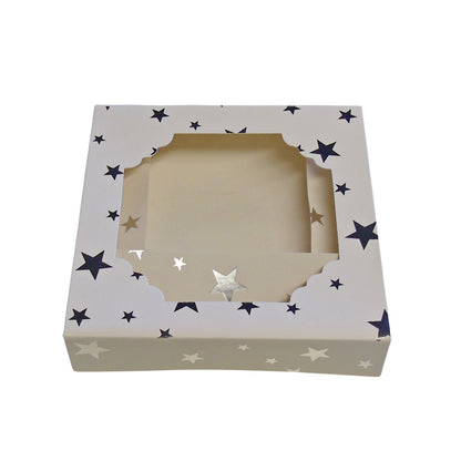 300g Square Window Star Pattern Box of Sherbet Pineapple Sweets