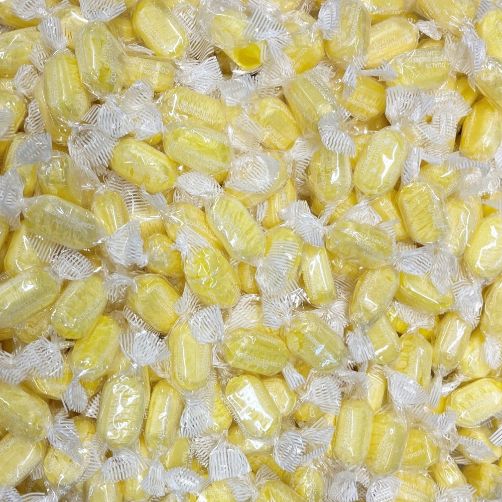 300g Square Flower Pattern Box of Sherbet Lemon Sweets