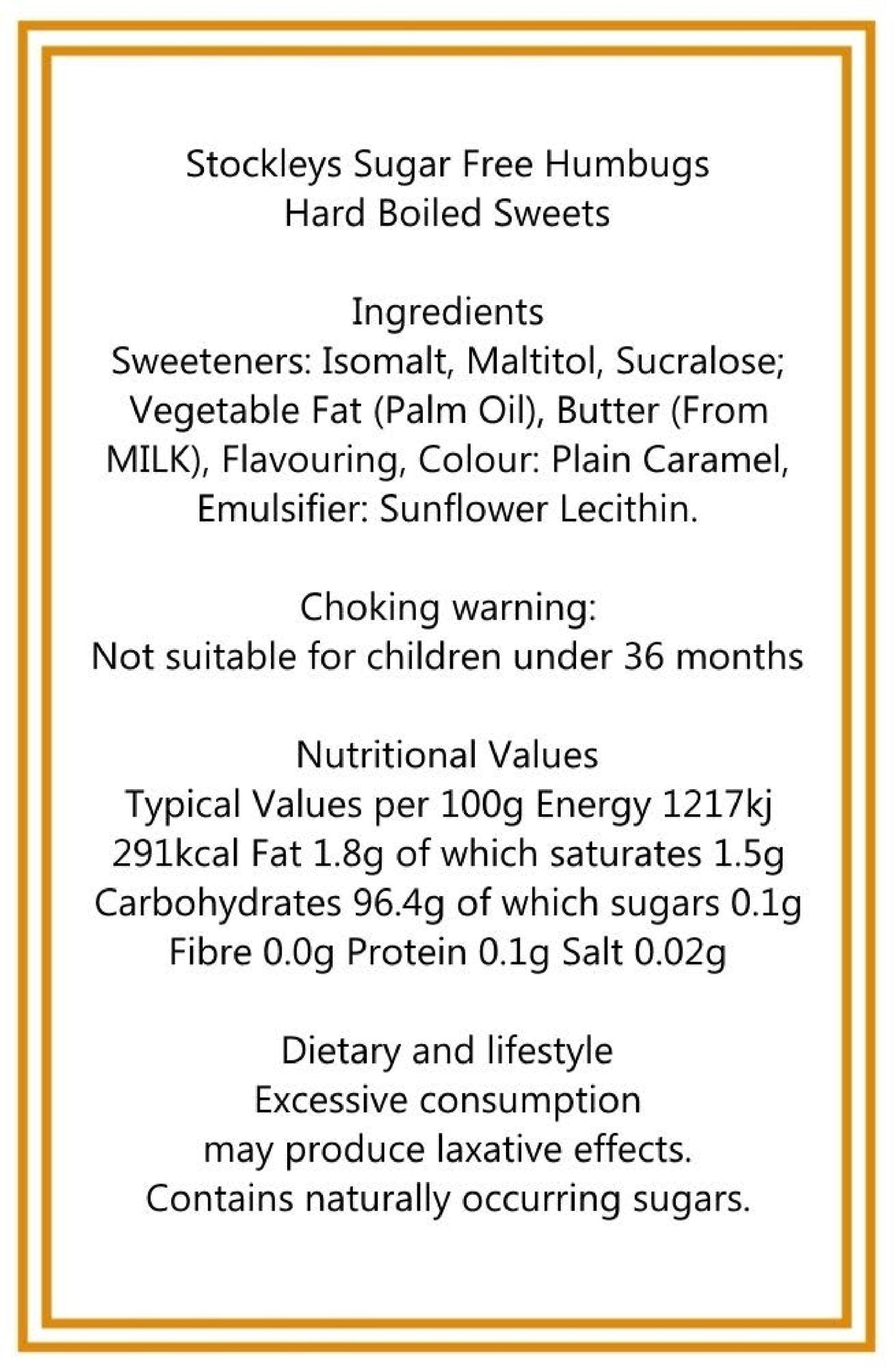 300g Square Flower Pattern Box of Sugar Free Mint Humbugs